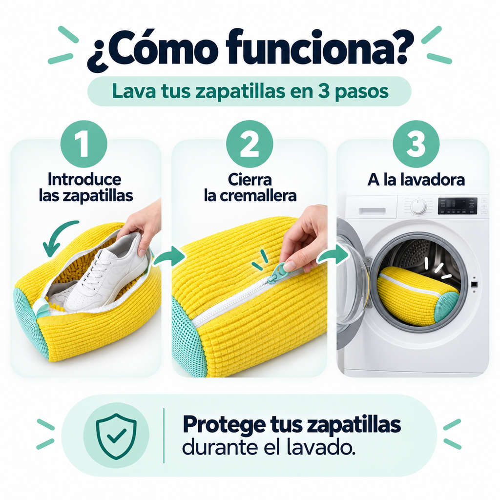 Bolsa de lavado para zapatillas