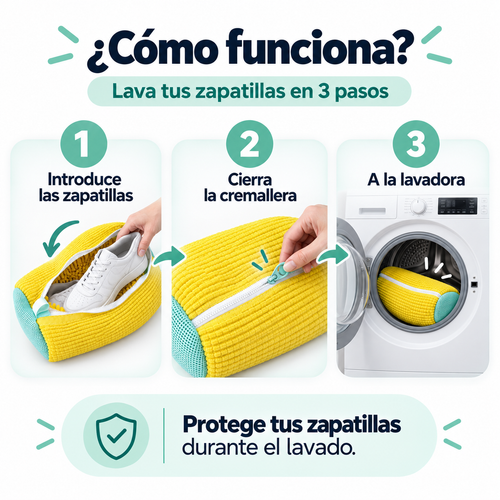 Bolsa de lavado para zapatillas