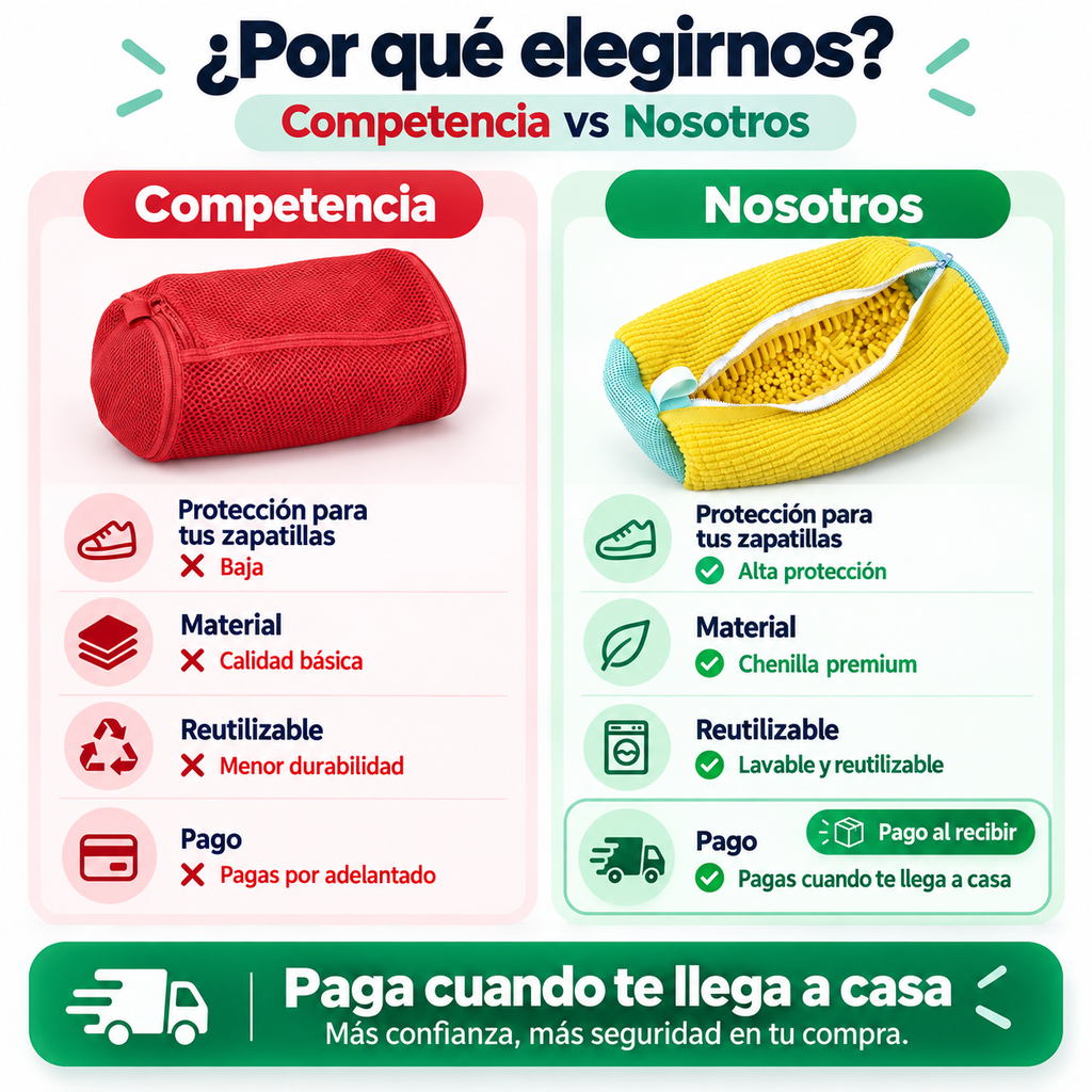 Bolsa de lavado para zapatillas